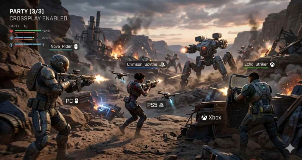 is arc raiders crossplay