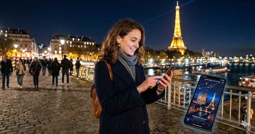 playbattlesquare exploring paris after dark