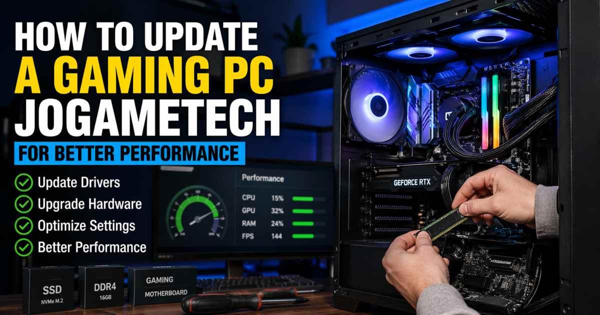 how to update a gaming pc jogametech