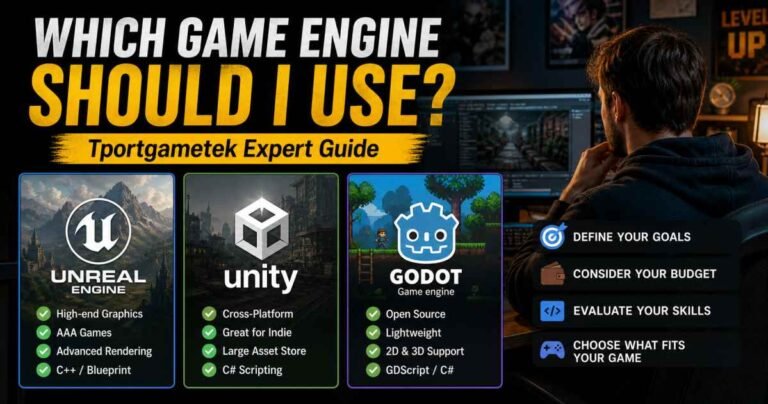 which game engine should i use tportgametek