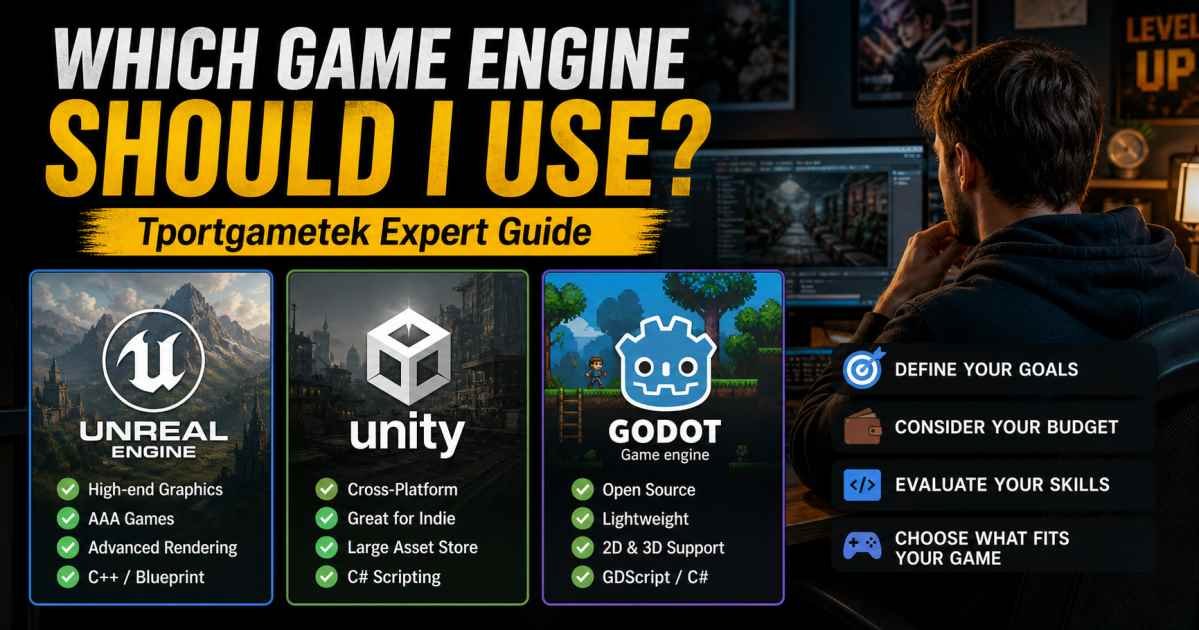 which game engine should i use tportgametek