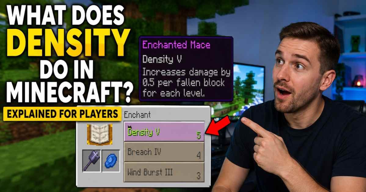 what does density do in minecraft