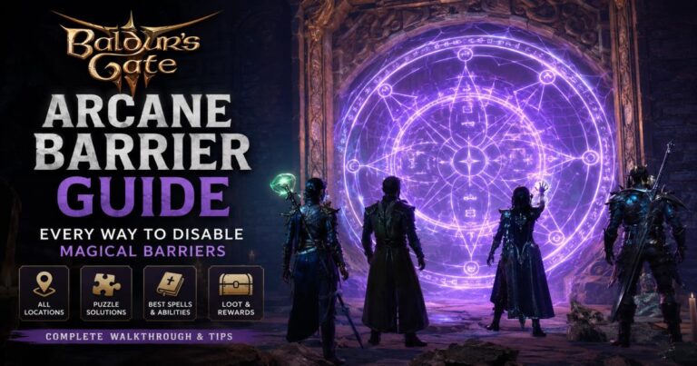 Arcane Barrier BG3 Guide: Every Way to Disable Magical Barriers