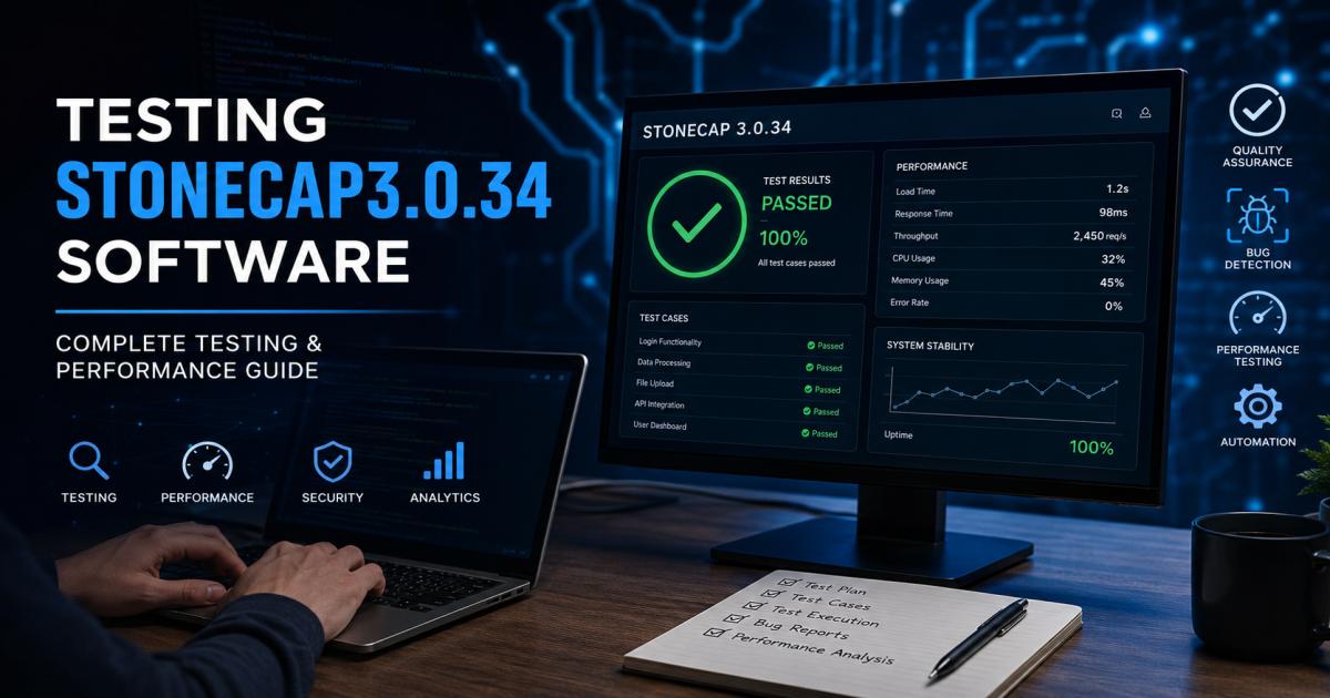 Testing Stonecap3.0.34 Software: Complete Testing & Performance Guide