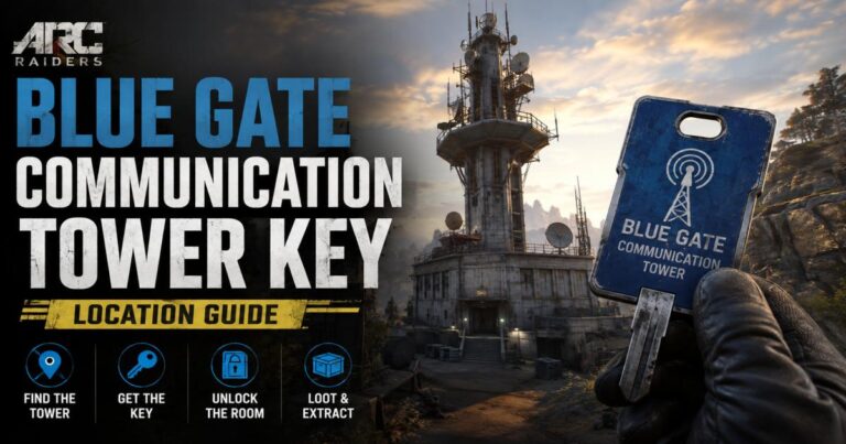 Blue Gate Communication Tower Key: Location Guide